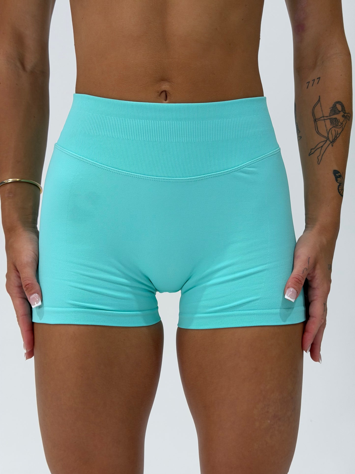 Enhance Shorts Mint Green