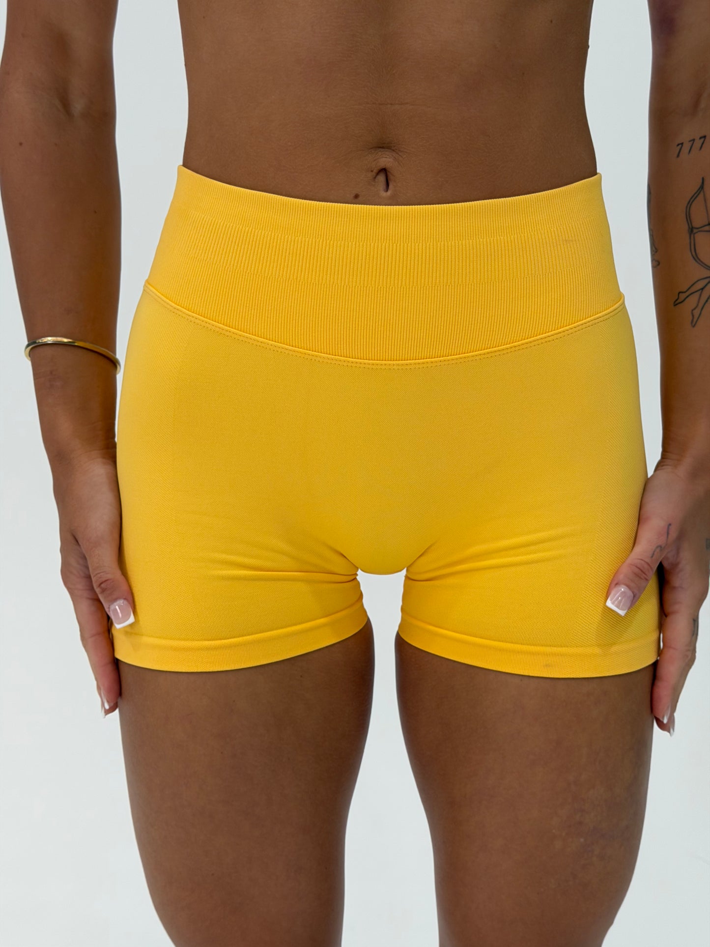 Enhance Shorts Mango Yellow
