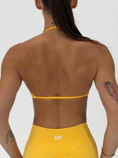 ENHANCE Crop Top Mango Yellow