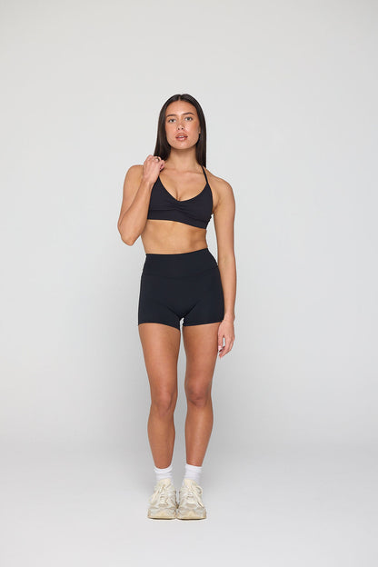 Sculpt Crop Top Black