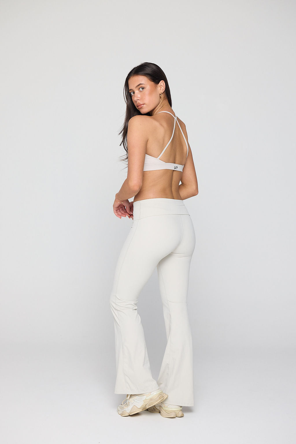 Sculpt Crop Top Oyster