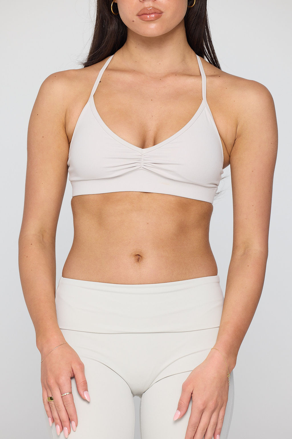 Sculpt Crop Top Oyster